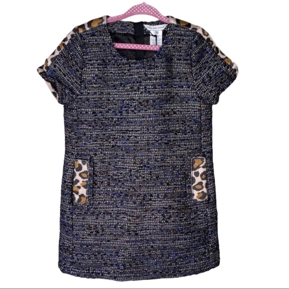 Little Marc Jacobs Boucle Tweed Wool Blend Dress - Picture 1 of 9